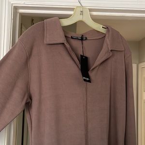 Nasty Gal ribbed dress